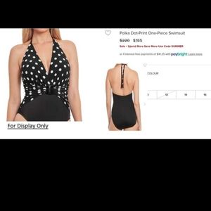 Magicsuit Black & White Polka Dot One-Piece Swimsuit
